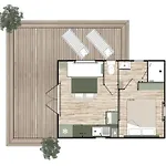 度假居 Camp'hotel Domaine Du Perche Bellemois