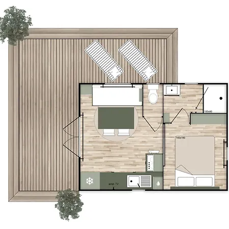 Σπίτι διακοπών Camp'hotel Domaine Du Perche Bellemois